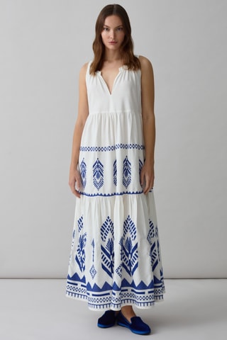 Robe longue - Blanc
