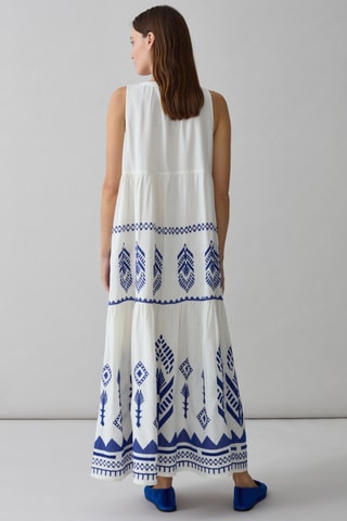 Robe longue - Blanc