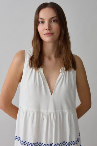 Robe longue - Blanc