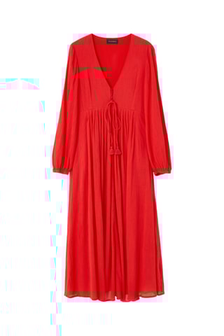 Robe longue - Rouge