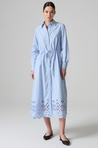 Robe chemise - Bleu