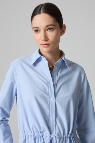 Robe chemise - Bleu