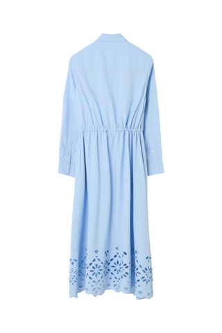 Robe chemise - Bleu