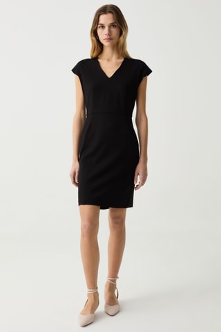 Robe fourreau - Noir