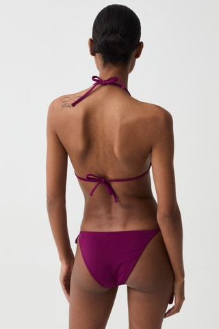 Maillot 2 pièces - Violet et écru