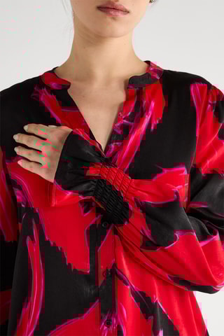 Chemisier - Rouge et noir