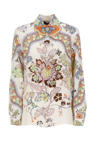 Chemisier en soie - Beige