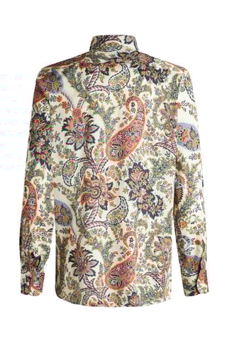 Chemise - Ecru et corail