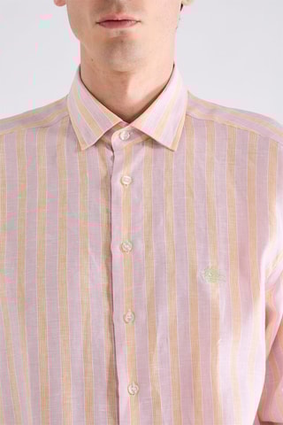 Chemise en lin - Rose