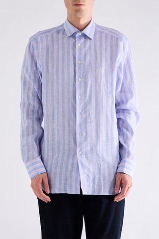 Chemise en lin - Bleu clair