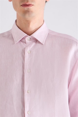 Chemise en lin - Rose