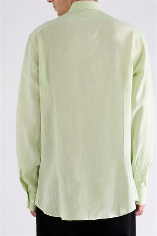 Chemise en lin - Vert clair
