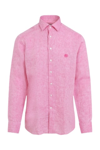 Chemise en lin - Rose chiné
