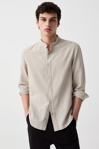 Chemise en lin - Beige