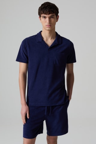 Polo regular - Bleu marine