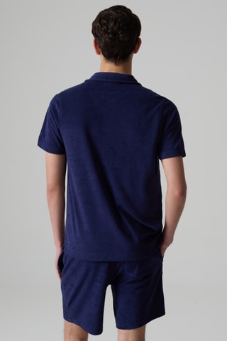 Polo regular - Bleu marine