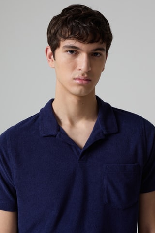 Polo regular - Bleu marine