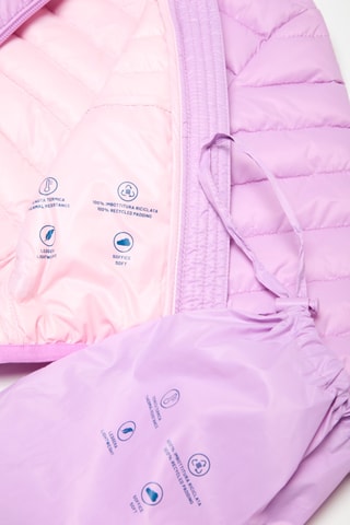 Doudoune à capuche - Mauve