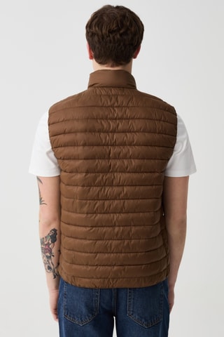 Doudoune sans manches - Marron