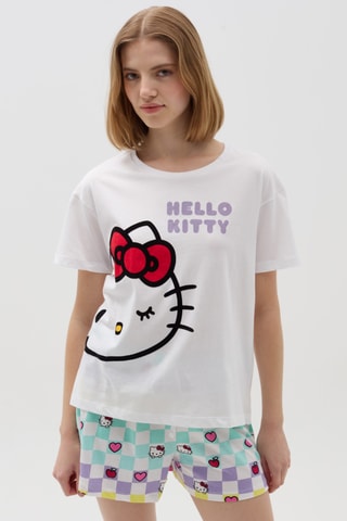 Pyjama Hello Kitty - Blanc