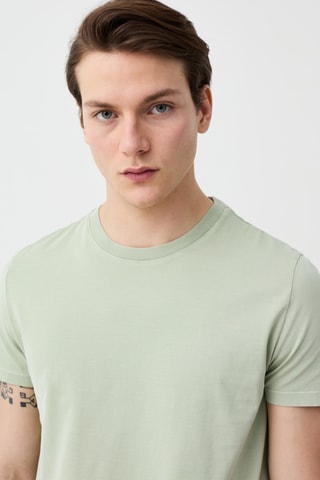 T-shirt regular - Vert