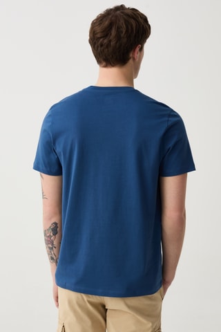 T-shirt regular - Bleu