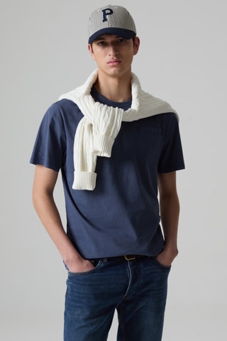 T-shirt regular - Bleu