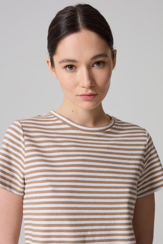T-shirt en lin - Camel