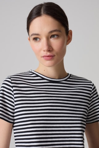 T-shirt en lin - Noir