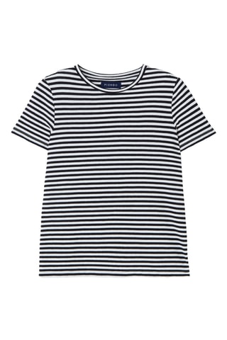 T-shirt en lin - Noir