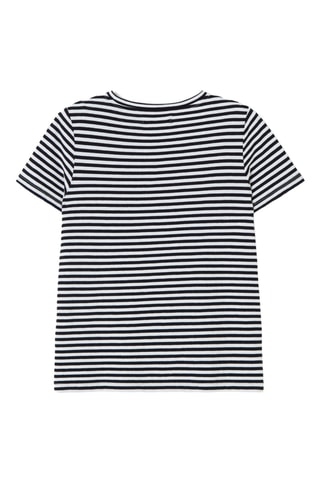 T-shirt en lin - Noir