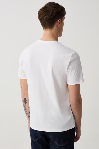 T-shirt slim - Blanc