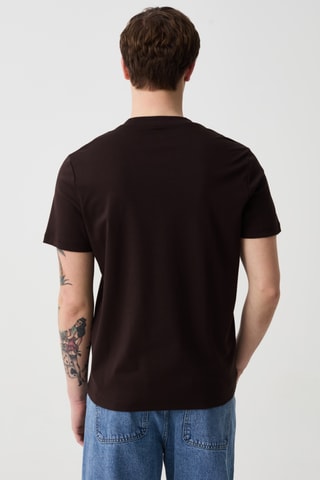 T-shirt regular - Marron