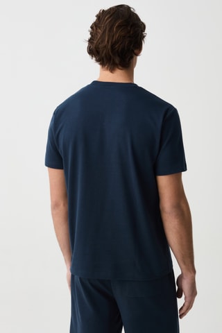 T-shirt regular - Bleu