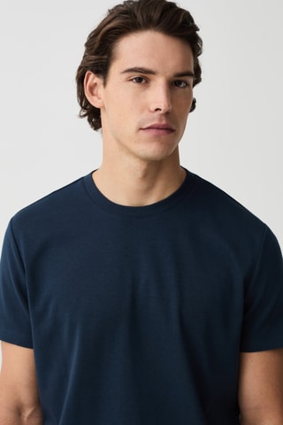 T-shirt regular - Bleu
