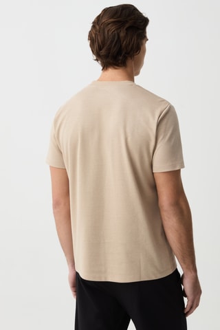 T-shirt regular - Beige
