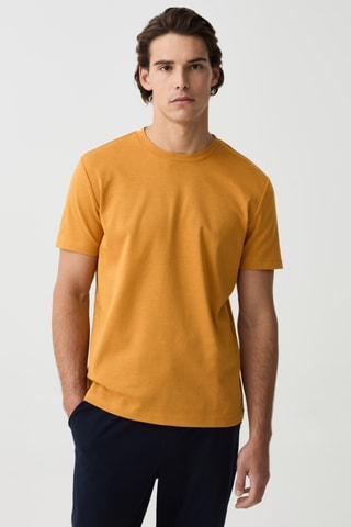 T-shirt regular - Moutarde