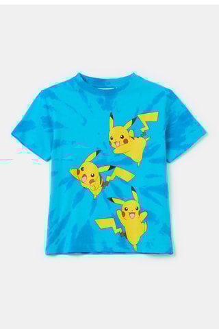 T-shirt Pickachu Pokémon - Turquoise