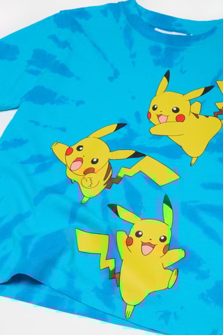 T-shirt Pickachu Pokémon - Turquoise