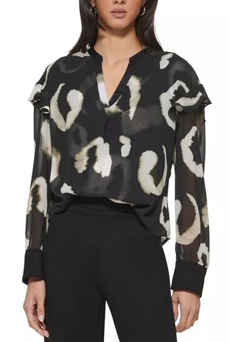 Blouse - Noir et ivoire