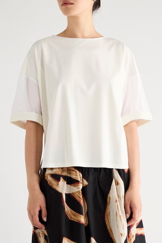 Blouse en soie - Blanc