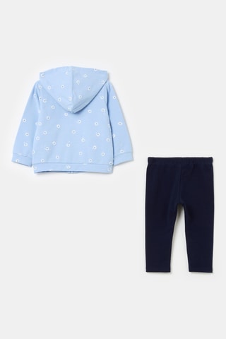 Sweat à capuche et legging - Bleu
