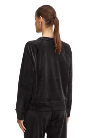 Sweat en velours - Noir