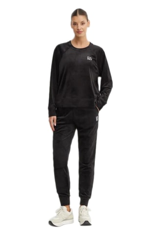Sweat en velours - Noir