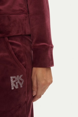 Sweat en velours - Bordeaux