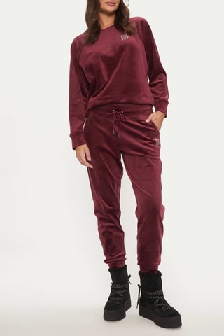Sweat en velours - Bordeaux