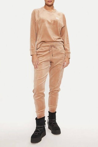 Sweat en velours - Beige