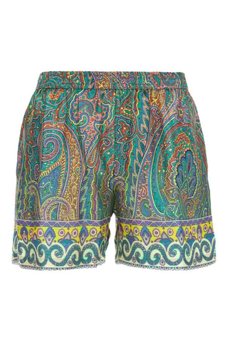 Short en soie - Vert