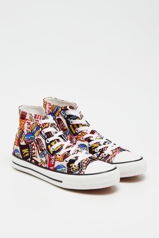 Baskets montantes - Multicolore