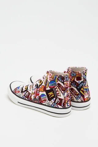Baskets montantes - Multicolore
